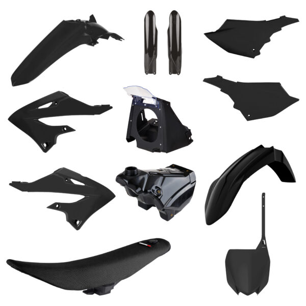 Kit Restyling  Yamaha YZ-125-Rest,YZ-250-Rest (02 - 21) Preto Ref: 91573